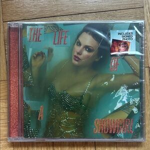 Taylor Swift Signed Life of a Showgirl CD
